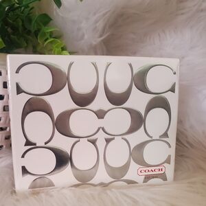 Coach Silver and White Design